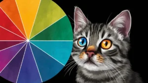 What color can most cats see?